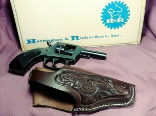 Vintage H&r Model 970.  22 Cal.  Blank Solid Barreled Blank/starter Pistol,