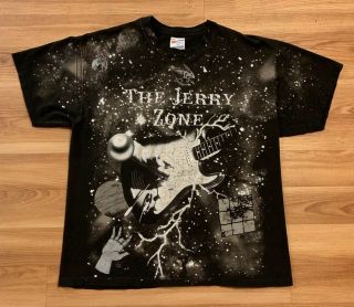 Vintage 1994 The Jerry Zone Shirt Xl Garcia Band Grateful Dead Tour Over Print