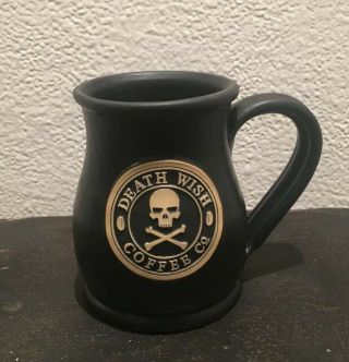 Rare 2014 Death Wish Black Mug Made In Usa