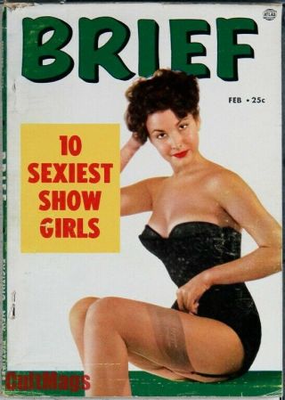Brief Vol 2 No 1 Feb 1954 Bettie Page Marilyn Monroe Russ Meyer Vintage Digest