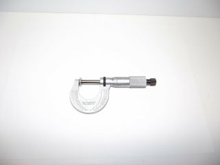 Vintage STARRETT Micrometer no.  256RL - 1 w/Box EDP 51236 See No - Reserve 3