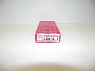 Vintage STARRETT Micrometer no.  256RL - 1 w/Box EDP 51236 See No - Reserve 8