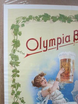 Vintage Olympia Beer Capital brewing Co Poster 1970 ' s print Inv 4422 3