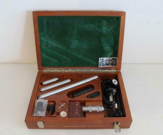 Vintage Renishaw Probe Kit Ph1 Tp2 W/ 3x Extentions Tips In Wooden Carrying Case