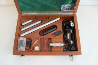 Vintage Renishaw Probe Kit PH1 TP2 w/ 3x Extentions Tips in Wooden Carrying Case 2