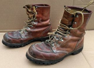 Vintage Red Wing Irish Setter Sport Boots USA Made Model 30011 Men ' s 10.  5 D 4