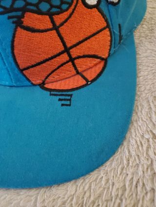 Vintage 90s The Game Charlotte Hornets Big Logo SnapBack Hat NBA J.  Cole All - Star 3