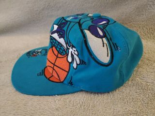 Vintage 90s The Game Charlotte Hornets Big Logo SnapBack Hat NBA J.  Cole All - Star 8