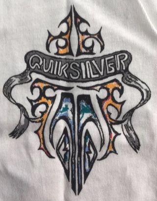 NWT Men’s Vintage 90s Quiksilver Surf Surfing Made in USA T - Shirt Size Large 4