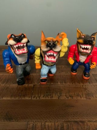 Muscle Mutts Extremely Rare Like Street Sharks Action Figure Retro Vintage Toy