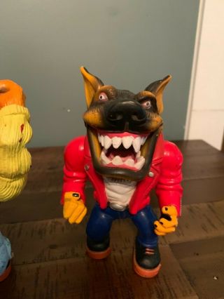 Muscle Mutts extremely rare like street sharks action figure retro vintage toy 2