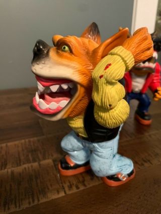 Muscle Mutts extremely rare like street sharks action figure retro vintage toy 6