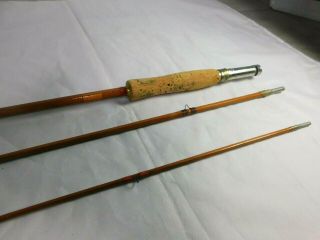 Vintage South Bend 3 Piece Bamboo Fly Rod 8 2