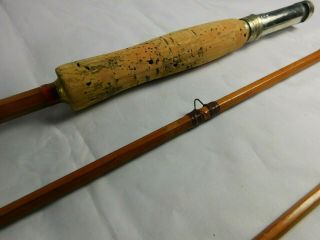 Vintage South Bend 3 Piece Bamboo Fly Rod 8 6