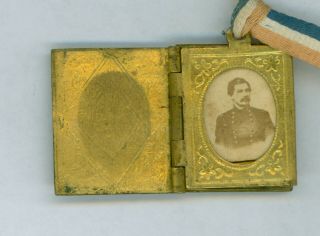 1864 Vintage President General Mcclellan & George Pendleton Campaign Locket