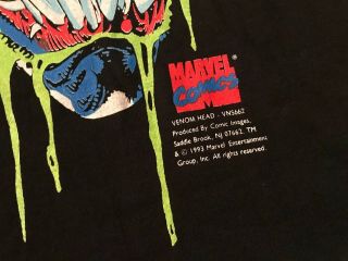 VENOM SPIDER - MAN 1993 Shirt Vtg marvel carnage xmen avengers hulk Todd McFarlane 2