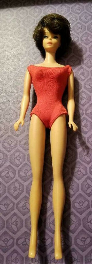 Vintage Barbie Brunette Bubblecut