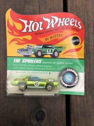 Vintage Redline Hot Wheel Lt.  Green Sugar Caddy Unpunched Blister Pack 6