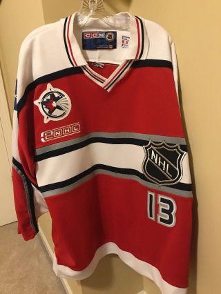 Rare Vintage Mats Sundin 2000 Nhl All Star Game Jersey Size Xl Sewn Red