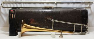 Vintage Olds Trombone In Case