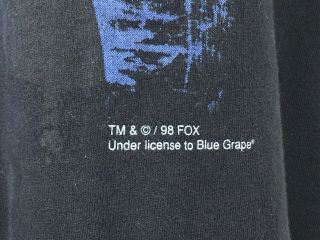 VTG 90s BUFFY THE VAMPIRE SLAYER Black T - SHIRT (Large) 1998 FOX 4