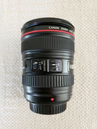 Canon EF 24 - 105mm IS zoom lens / One Owner / Rarely 3