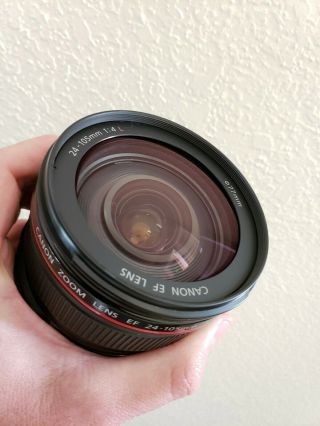 Canon EF 24 - 105mm IS zoom lens / One Owner / Rarely 7