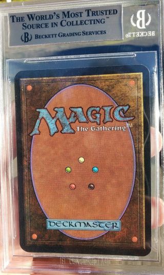 Vintage Magic | MTG BGS 9.  5 Alpha Iron Star,  QUAD, 2