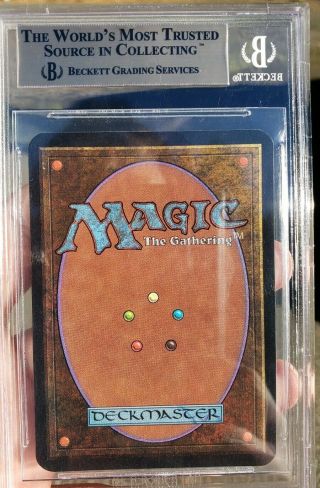 Vintage Magic | MTG BGS 9.  5 Alpha Iron Star,  QUAD, 4