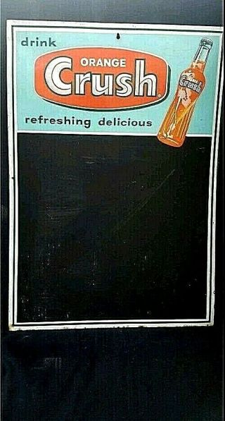 Vintage 1950 ' s Orange Crush Soda Pop Restaurant Menu 28 