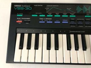 Vintage Yamaha PortaSound VSS - 30 Sampling Keyboard Rare VSS 30 2