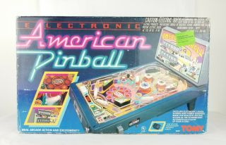 Tomy American Electronic Pinball Machine Table Top Vintage For Part