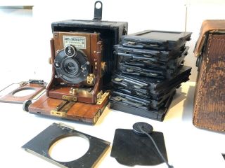 Very Rare Old Wooden Sinclair Una Camera Kit