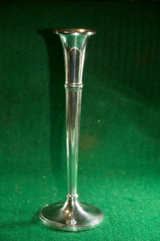 Cartier Vintage Sterling Silver Weighted Bud Vase