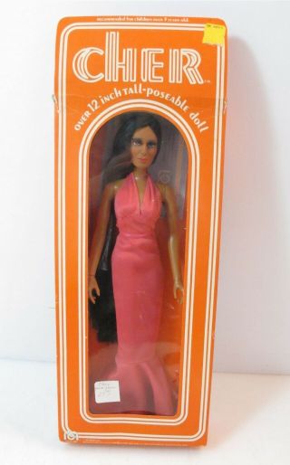 Vintage 12 " Cher Doll 1976 Mego 62400 Iob