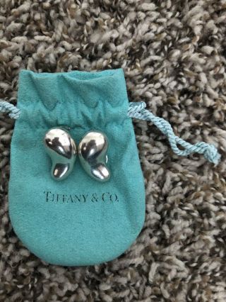 Vintage Tiffany’s Bean Clip On Earrings