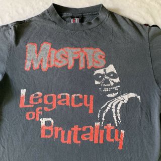 Vintage 1990s Misfits Legacy Of Brutality Shirt Size L Giant Vtg 90s Double Side