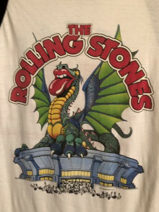 Rare Vintage 1981 ZZ Top Rolling Stones Tattoo You World Tour Shirt XL 2