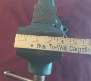 VINTAGE LITTLESTOWN NO.  140 BENCH VISE WITH PIPE JAWS 3