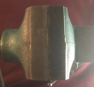 VINTAGE LITTLESTOWN NO.  140 BENCH VISE WITH PIPE JAWS 8