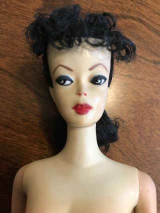 Vintage Barbie 3 Repainted To A Number 2 Artist Doll