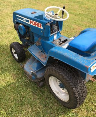 Vintage Ford LGT 100 Lawn and Garden Tractor with 42 