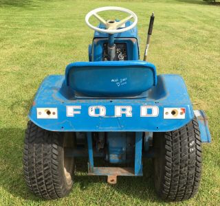 Vintage Ford LGT 100 Lawn and Garden Tractor with 42 