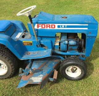 Vintage Ford LGT 100 Lawn and Garden Tractor with 42 