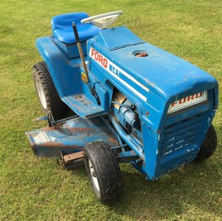 Vintage Ford LGT 100 Lawn and Garden Tractor with 42 