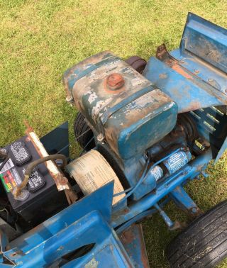 Vintage Ford LGT 100 Lawn and Garden Tractor with 42 