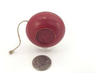 Very Rare Vintage Early " Pedro Flores " Wood Yo Yo Pat Pend From 1929