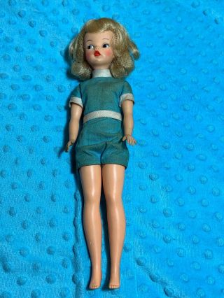 Vintage Ideal Toy Corp Tammy Doll Bs - 12 5 In Her Blue Outfit