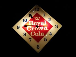 Vintage Electric Lighted Bar Clock,  Royal Crown Cola, . 3