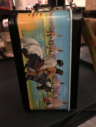 VINTAGE LEGEND OF THE LONE RANGER LUNCHBOX & THERMOS (1980) with Tags 9
